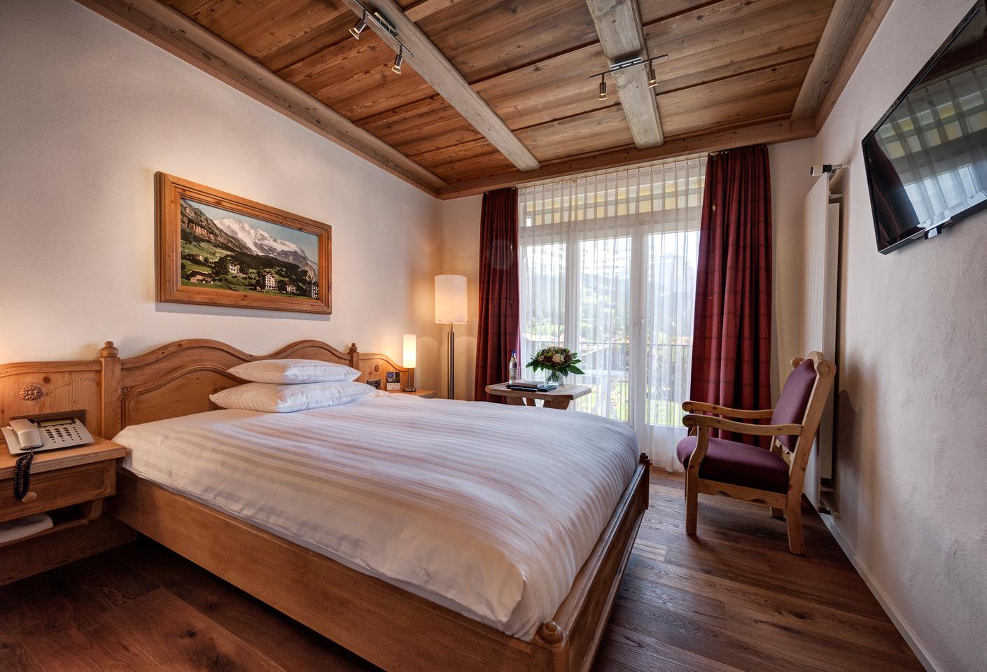 Hotel Schoenegg Wengen Quarto foto